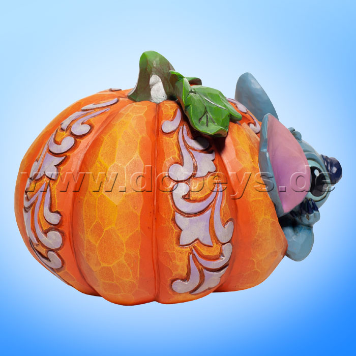 Disney Traditions - Stitch o’ Lantern (Stitch in Jack O'Lantern) figurine by Jim Shore 6007080