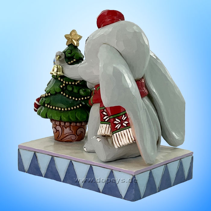 Disney Traditions Figur - Dumbo mit Weihnachtsbaum (Merry Moments) von Jim Shore 6016889