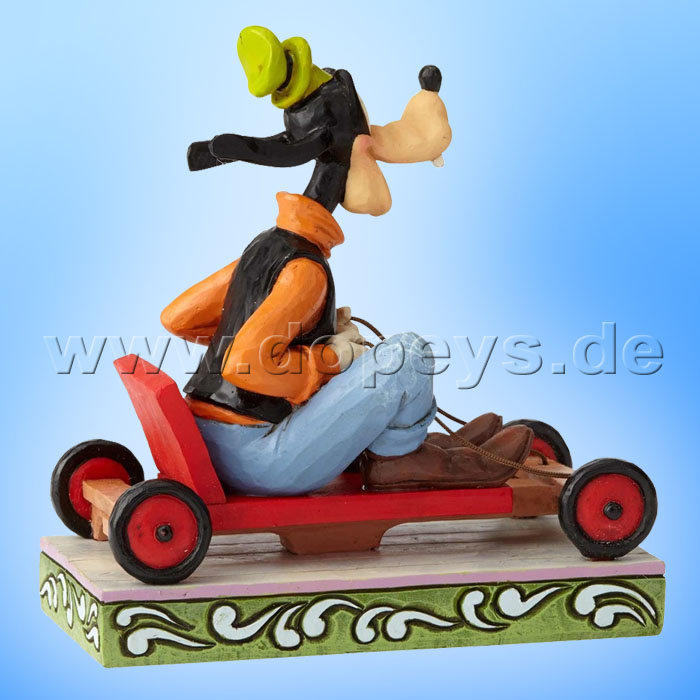 Disney Traditions / Jim Shore figurine from Enesco "Life In The Slow Lane (Soap Box Derby Goofy)" 6000976