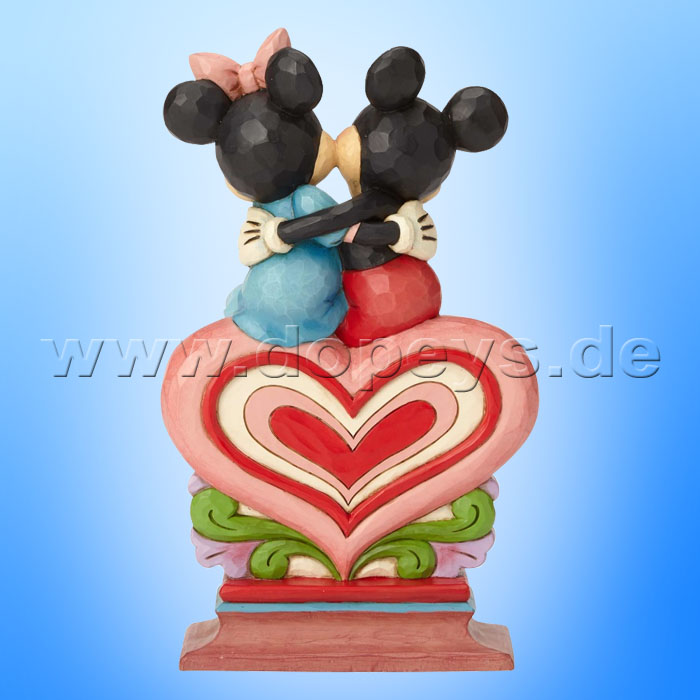 Heart To Heart (Mickey & Minnie sitzen auf einem Herz) Figur von Disney Traditions / Jim Shore - Enesco 6001282