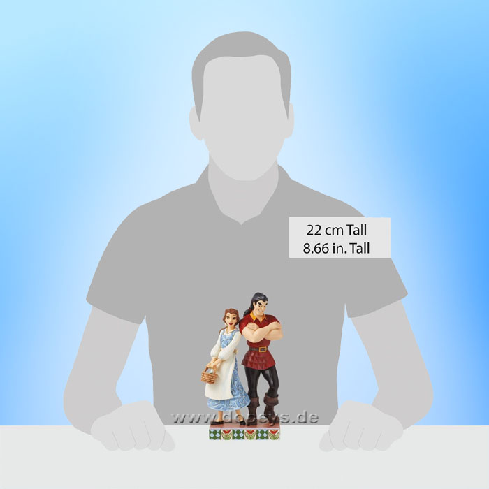 Disney Traditions Figur - Belle & Gaston, Gut gegen Böse (Brilliant & Boorish) von Jim Shore 6016342