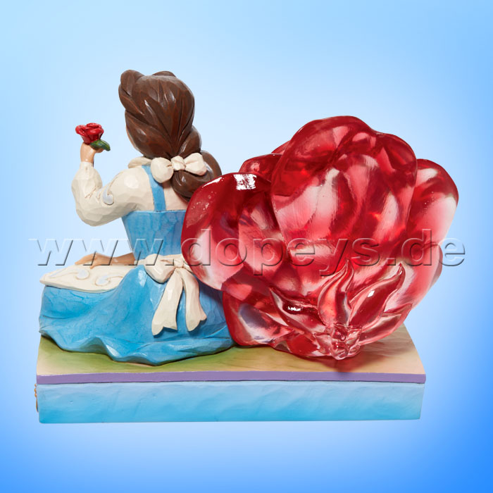 Disney Traditions Figur - Belle mit durchsichtiger Rose (An Enchanted Rose) von Jim Shore 6011924