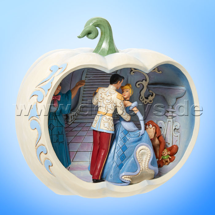 Disney Traditions Figur - Cinderella Filmszene im Kürbis (Love at First Sight) von Jim Shore 6011926