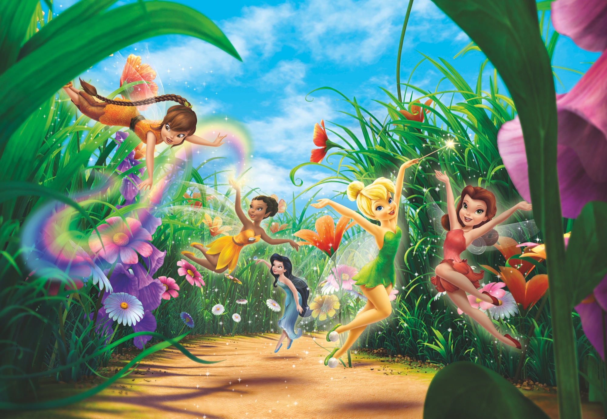 Disney Fototapete Tinker Bell "Fairies Meadow"