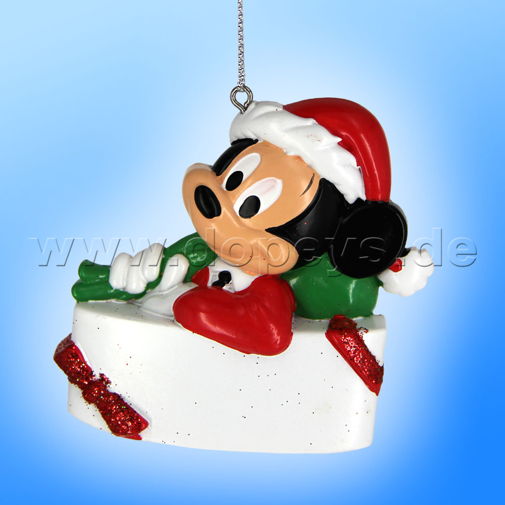 Kurt S. Adler - Disney "Weihnachtsmann Mickey Maus" Relief Weihnachtsanhänger / Ornament DN02002-MM