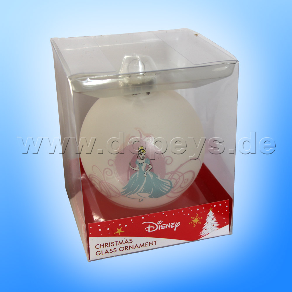 Kurt S. Adler - Princess "Cinderella's Carriage" Christmas Bauble white DN01004-B