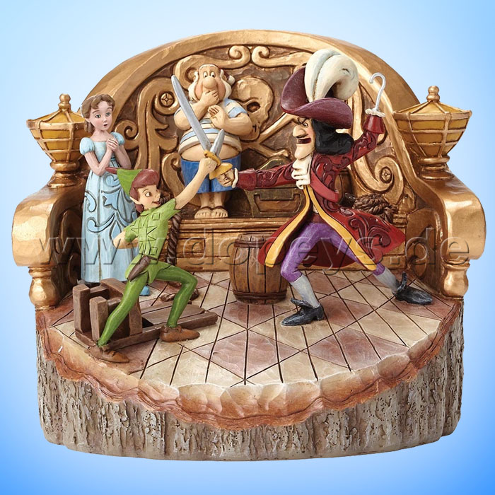Disney Traditions / Jim Shore figurine from Enesco "Daring Duel (Carved by Heart Peter Pan Figurine)" 4048653.