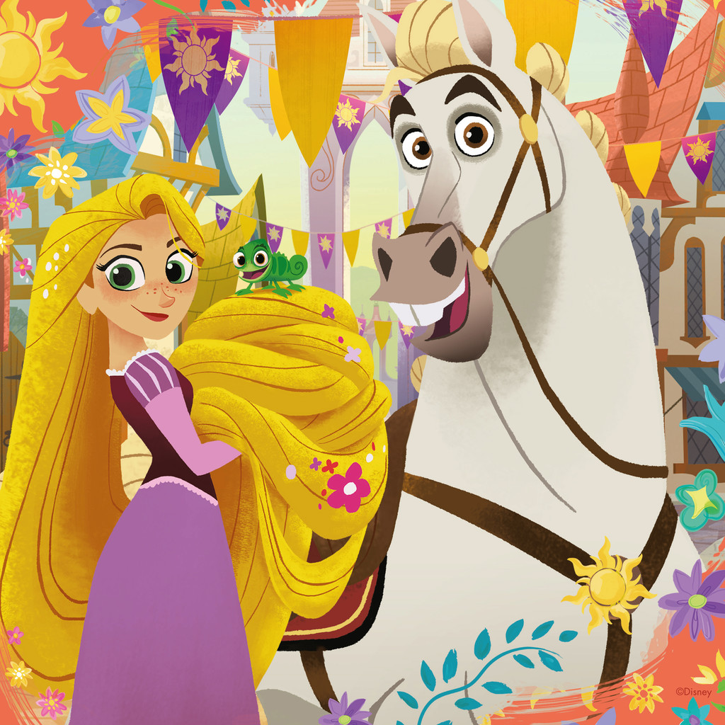 Disney Puzzles Rapunzel "Zauberhaftes Haar" von Ravensburger 08024