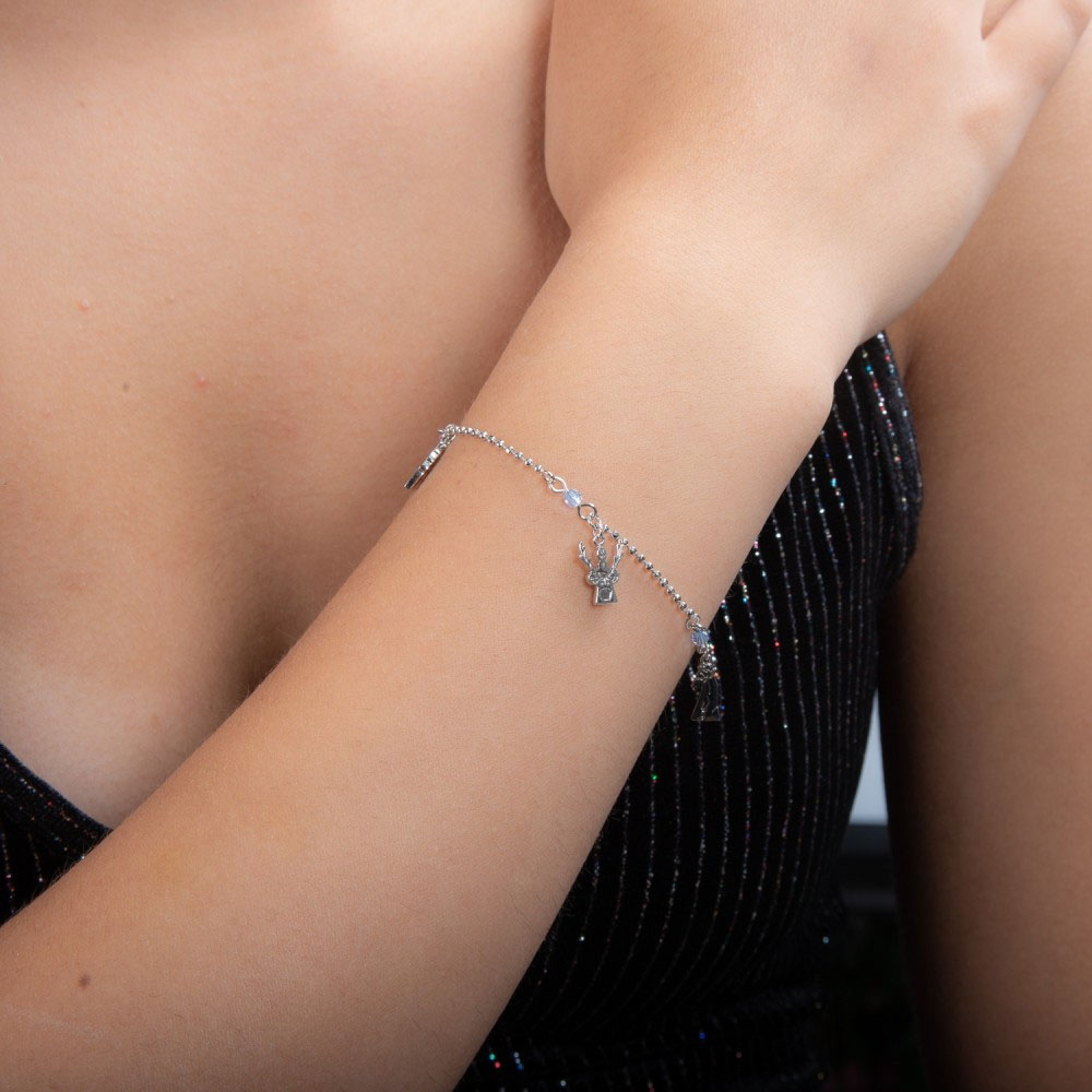 Disney Armband - Kids Charm (Die Eiskönigin 2) in Weißgold von Couture Kingdom 12102611