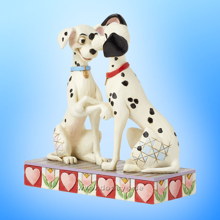 Disney Traditions Figur - Dalmatiner Pongo & Perdita (101 Ways to Love You) von Jim Shore 6016331