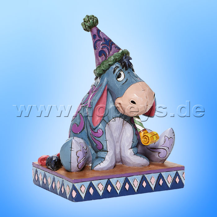 Disney Traditions - Birthday Blues (I-Aah mit Partyhut und Tröte) von Jim Shore 6008074