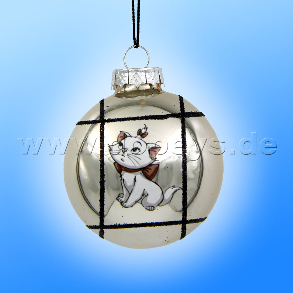 Kurt S. Adler - "Marie" Aristocats Disney Christmas Bauble silver DN33033