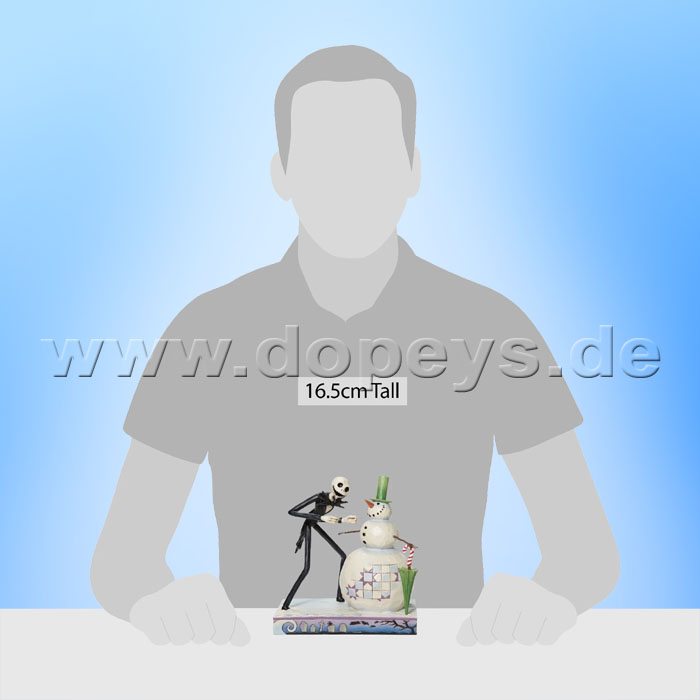 Disney Traditions Figur - Jack Skellington mit Schneemann (A Snowy Discovery) von Jim Shore 6013056