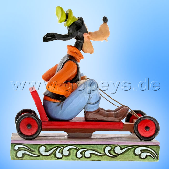Disney Traditions / Jim Shore figurine from Enesco "Life In The Slow Lane (Soap Box Derby Goofy)" 6000976
