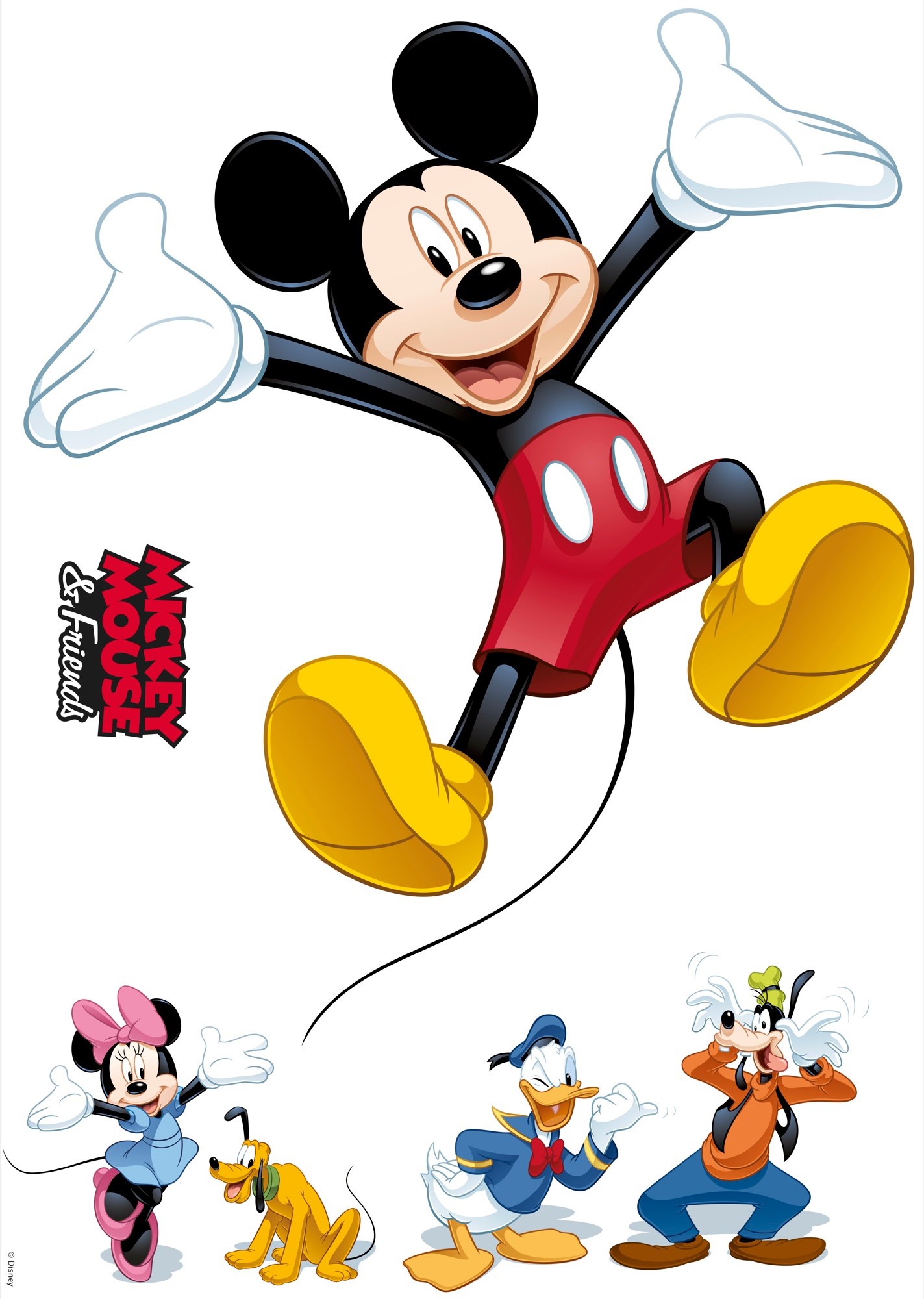 Disney Wandsticker / Wandaufkleber "Mickey and Friends"