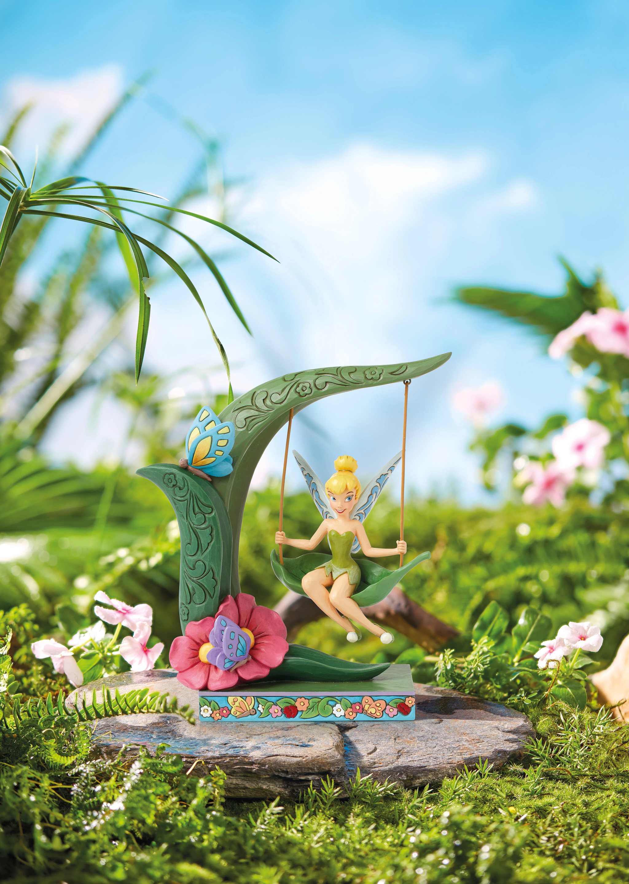 Disney Traditions Figur - Tinkerbell auf einer Schaukel (Suspended in Springtime Magic) von Jim Shore 6016336