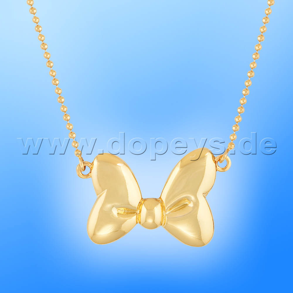 Disney Necklace - Bow (Minnie Mouse) in Gold from Couture Kingdom 12100961