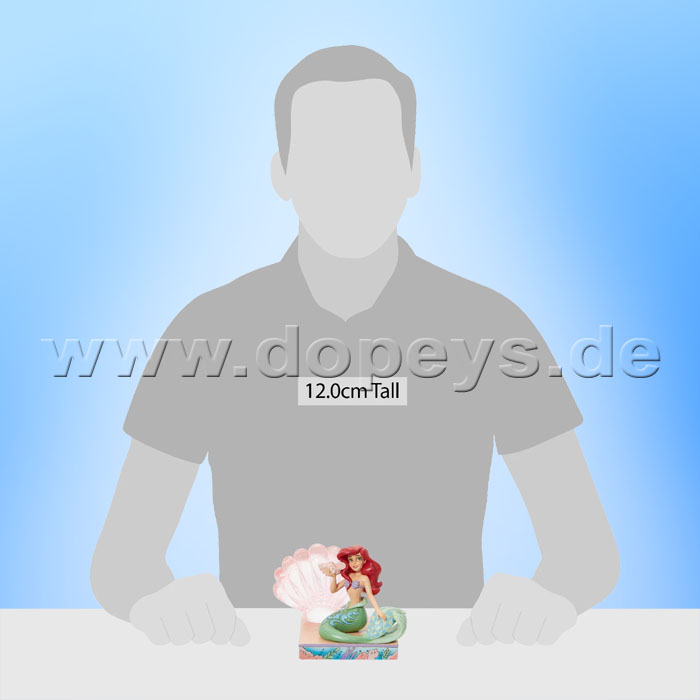 Disney Traditions Figur - Arielle mit durchsichtiger Muschel (A Tail of Love) von Jim Shore 6011923