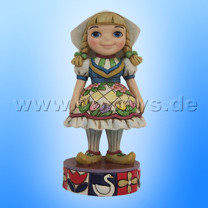 Disney Traditions / Jim Shore Figur von Enesco "Welcome to Holland (Small World Holland)" 4055426.