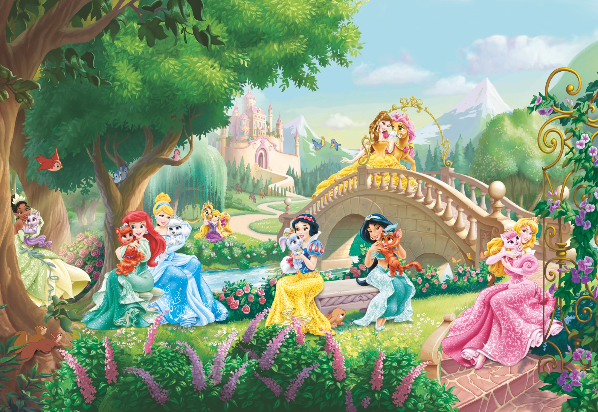 Disney Fototapete "Princess Palace Pets"
