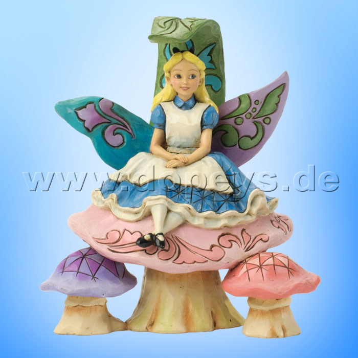 Disney Traditions / Jim Shore figurine from Enesco "Changed So Much Since This Morning (Alice On Mushroom)" 4037506.