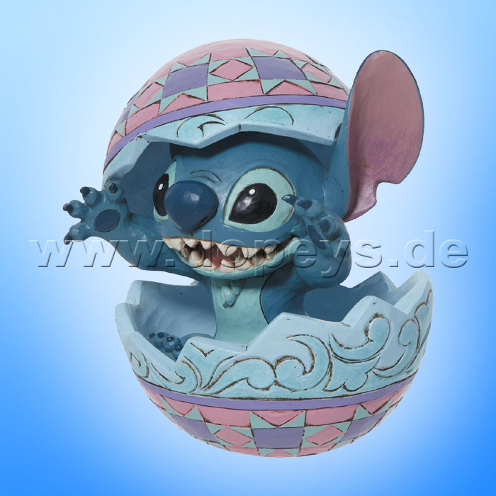 Disney Traditions Figur - Stitch im Osterei (An Alien Hatched!) von Jim Shore 6011919
