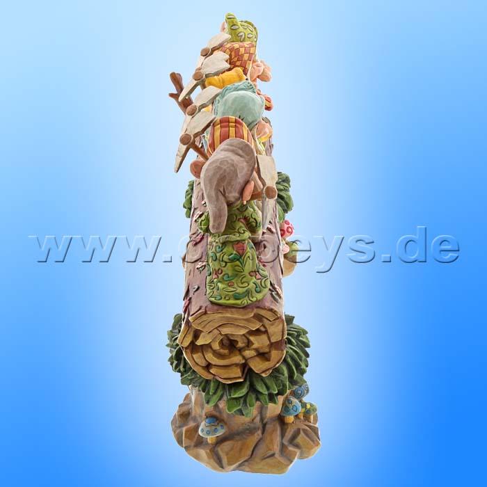 A Good Day’s Work, A Good Night’s Sleep (7 Zwerge Baumstamm Meisterstück) Figur von Disney Traditions / Jim Shore - Enesco 6005147