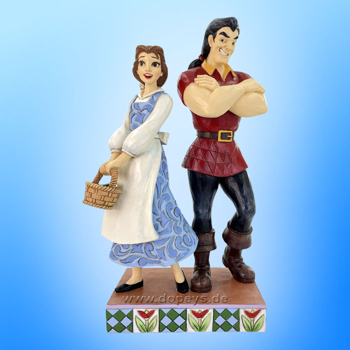 Disney Traditions Figur - Belle & Gaston, Gut gegen Böse (Brilliant & Boorish) von Jim Shore 6016342