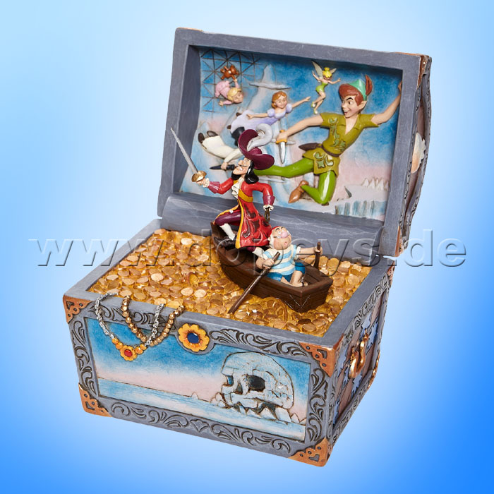 Disney Traditions - Treasure Strewn Tableau (Peter Pan Schatztruhe mit Szene) von Jim Shore 6008063