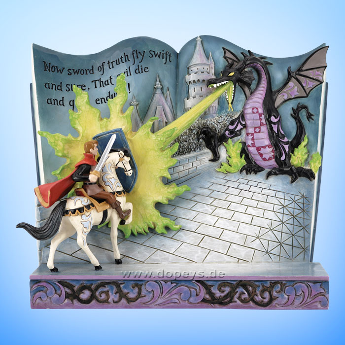 Disney Traditions - Maleficient & Prince Phillip Storybook (Love Conquers All) figurine by Jim Shore 6013068