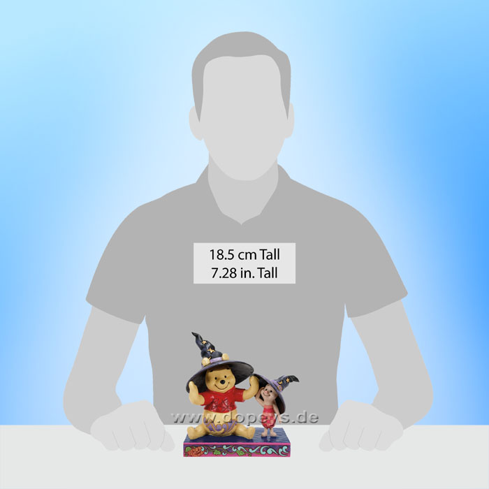 Disney Traditions - Pooh and Piglet with Witch Hats (Winnie the Boo!) figurine by Jim Shore 6016595