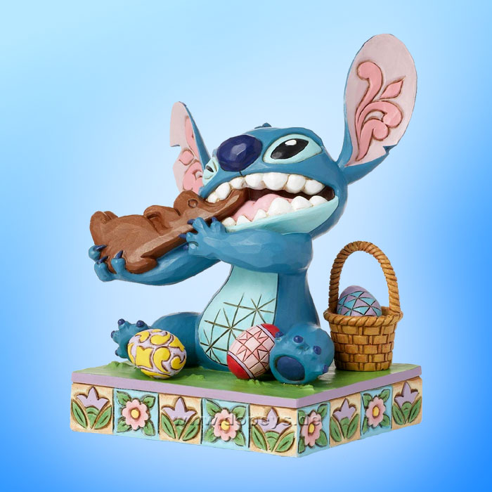 Disney Traditions Figur - Stitch isst einen Schoko-Osterhasen (Sugar Rush) von Jim Shore 6016333