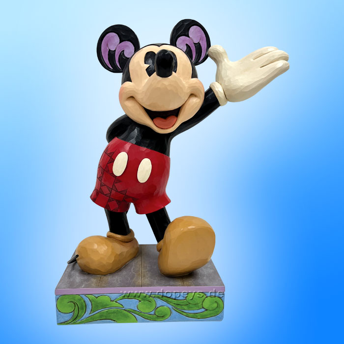Disney Traditions Figur - Mickey zum Gruß (Hello Pal), sehr groß von Jim Shore 6016901
