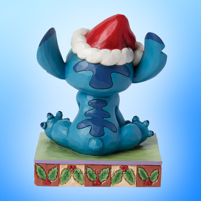 Disney Traditions Figur - Weihnachtsmann Stitch mit Schrulle (Christmas Buddies) von Jim Shore 6015007