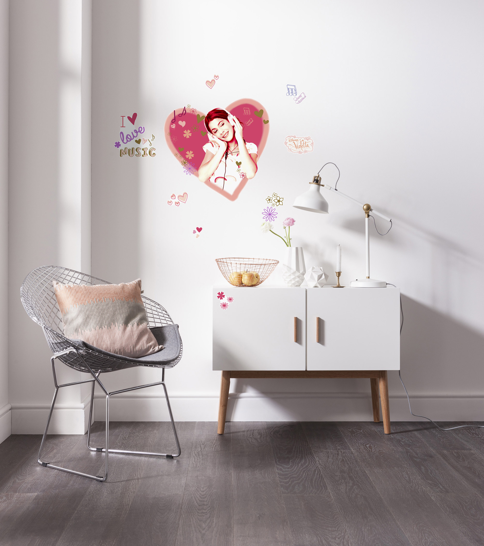 Disney Wandsticker / Wandaufkleber "Violetta"