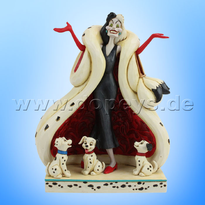 The Cute and the Cruel (Cruella De Vil mit Welpen) Figur von Disney Traditions / Jim Shore - Enesco 6005970