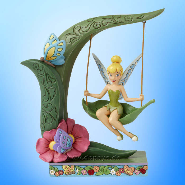 Disney Traditions Figur - Tinkerbell auf einer Schaukel (Suspended in Springtime Magic) von Jim Shore 6016336