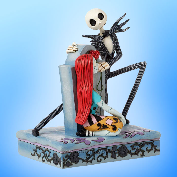 Disney Traditions Figur - Jack & Sally an einem Grabstein (A Grave Affair) von Jim Shore 6016594
