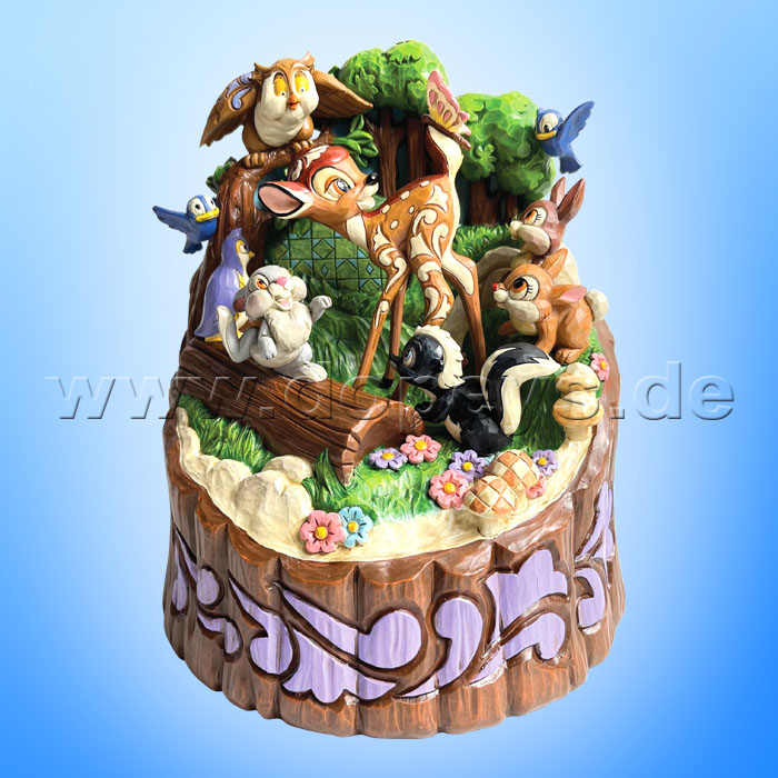 Disney Traditions - Forest Friends (Bambi Baumstamm) von Jim Shore 6010086