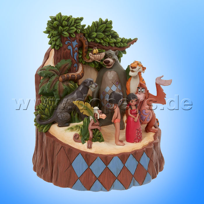 Disney Traditions - A Jungle Jubilee (Das Dschungelbuch Baumstamm) von Jim Shore 6010085