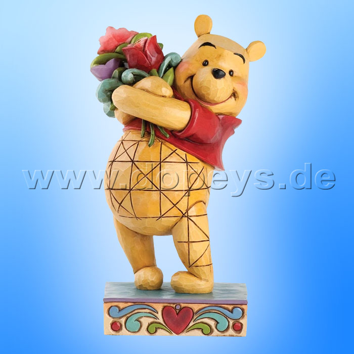 Disney Traditions / Jim Shore figurine from Enesco "Friendship Bouquet (Winnie the Pooh with Flowers)" 4031479.