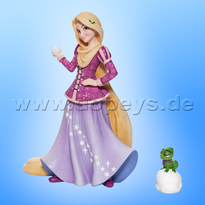 Disney Showcase Collection - Weihnachts-Rapunzel mit Pascal Figur von Enesco 6006275 Couture de Force