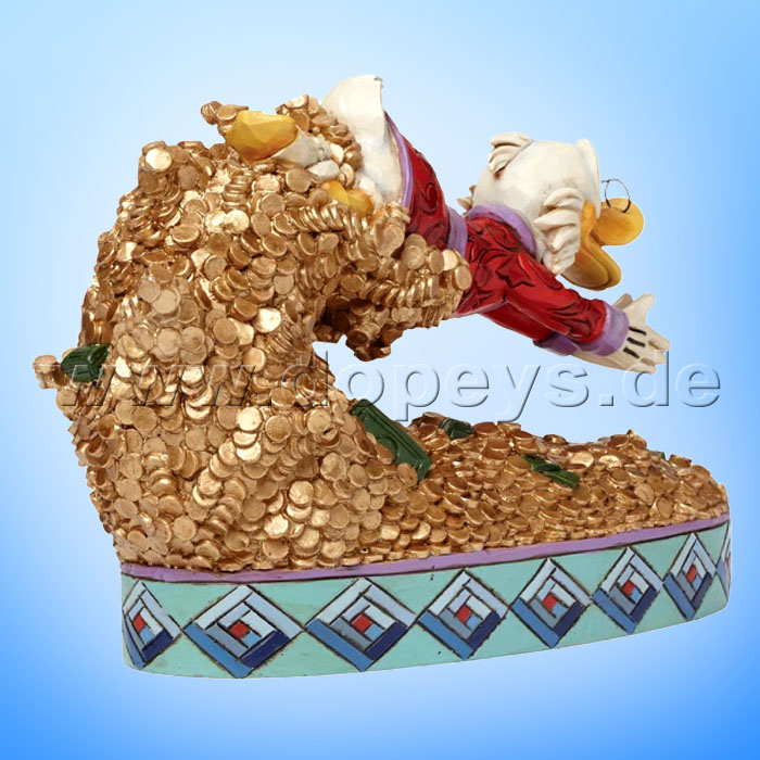Disney Traditions / Jim Shore Figur von Enesco."Treasure Dive (Dagobert Duck)" 4046055.