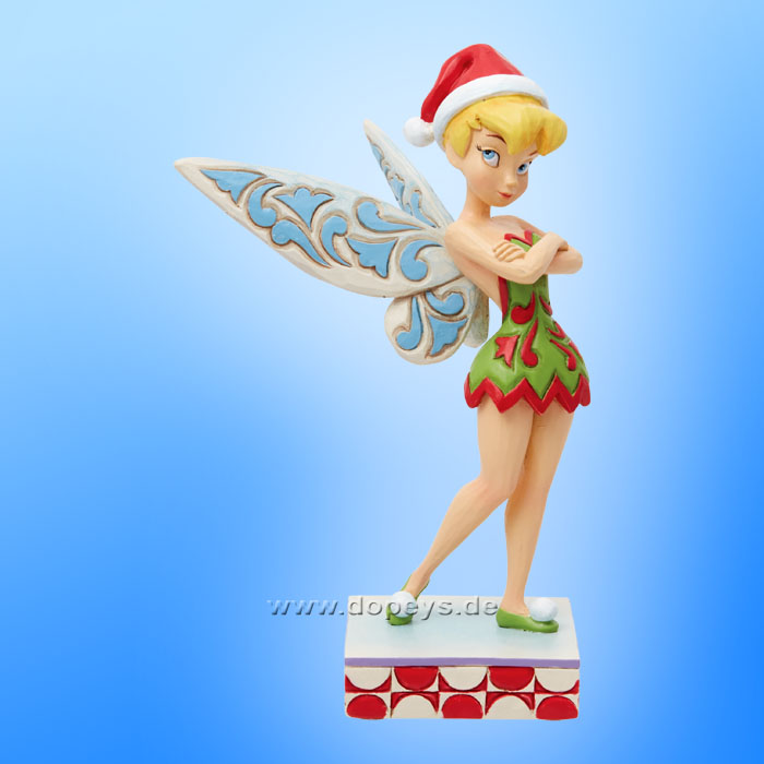 Disney Traditions Figur - Weihnachts-Tinker Bell Personality Pose (Cheeky Christmas Pixie) von Jim Shore 6013063
