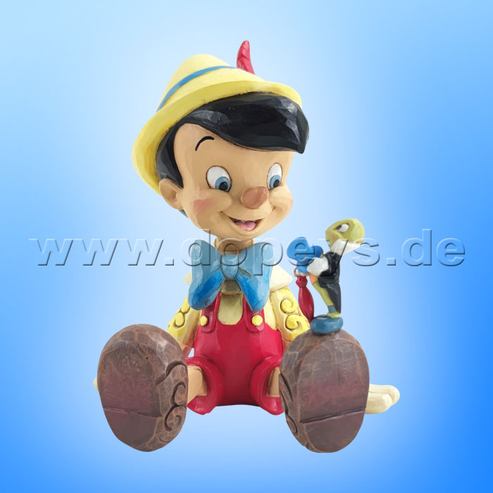Disney Traditions - Pinocchio and Jiminy Sitting (Wishful and Wise) figurine by Jim Shore 6011934