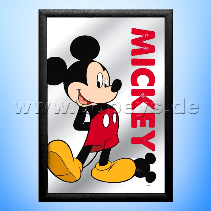 Disney Wandspiegel / Motivspiegel - Mickey Maus "Through the Looking-Glass" 20 x 30cm HN18320