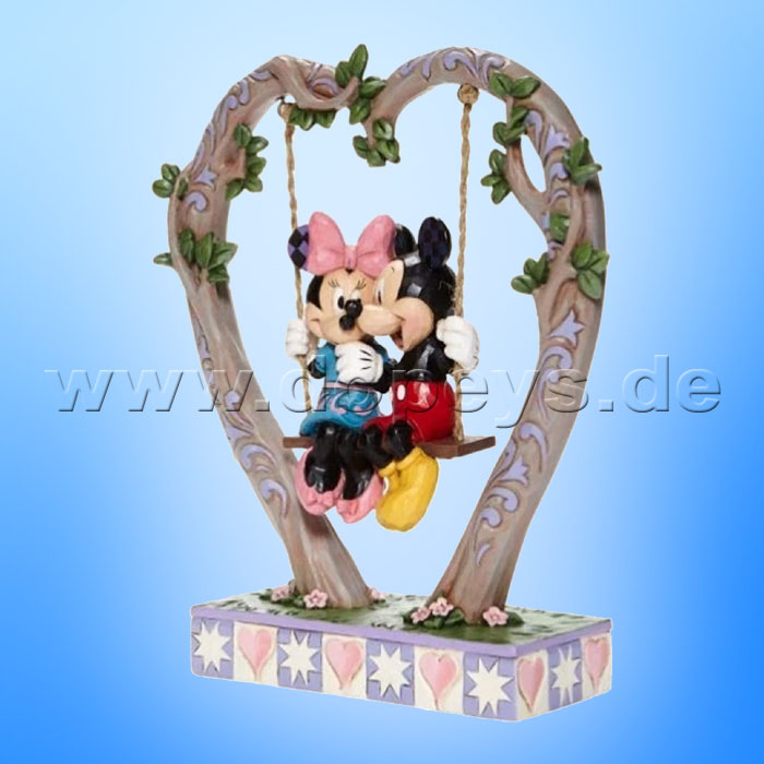 Disney Traditions - Sweethearts in Swing (Mickey & Minnie auf einer Herzschaukel) von Jim Shore 6008328