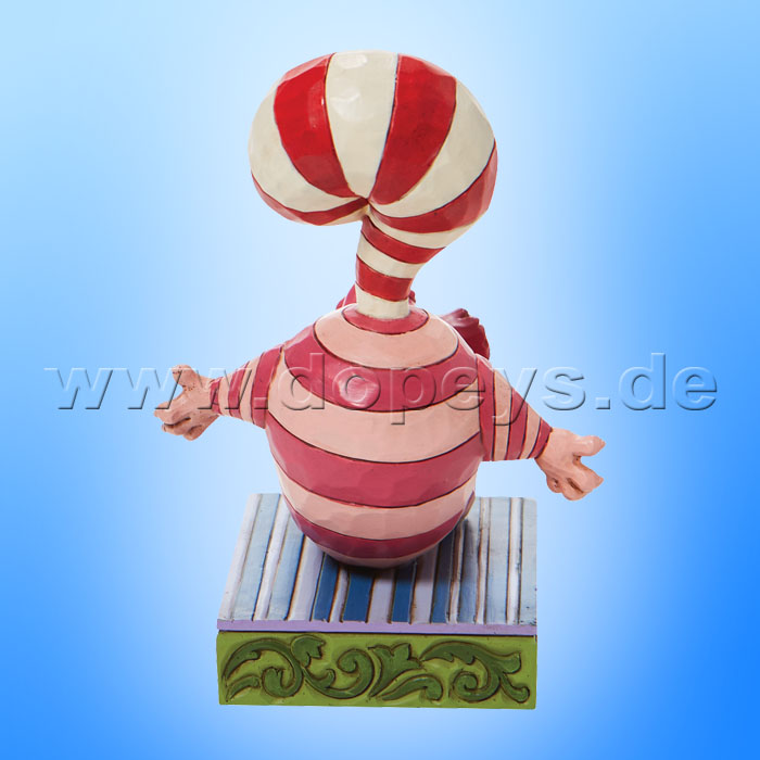 Disney Traditions - Candy Cane Cheer (Christmas Cheshire Cat with Candy Cane Tail) figurine by Jim Shore 6008984
