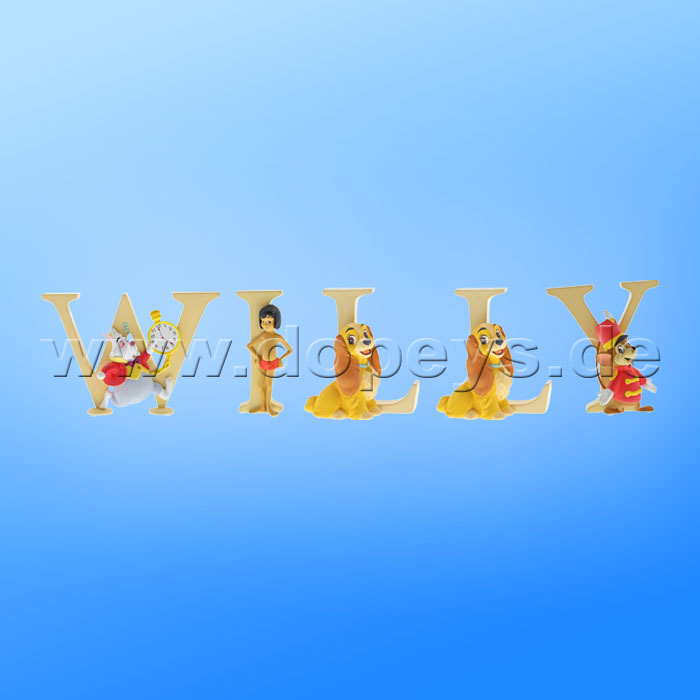 Enchanting Disney Collection - Letter "W" - White Rabbit figurine by Enesco A29568