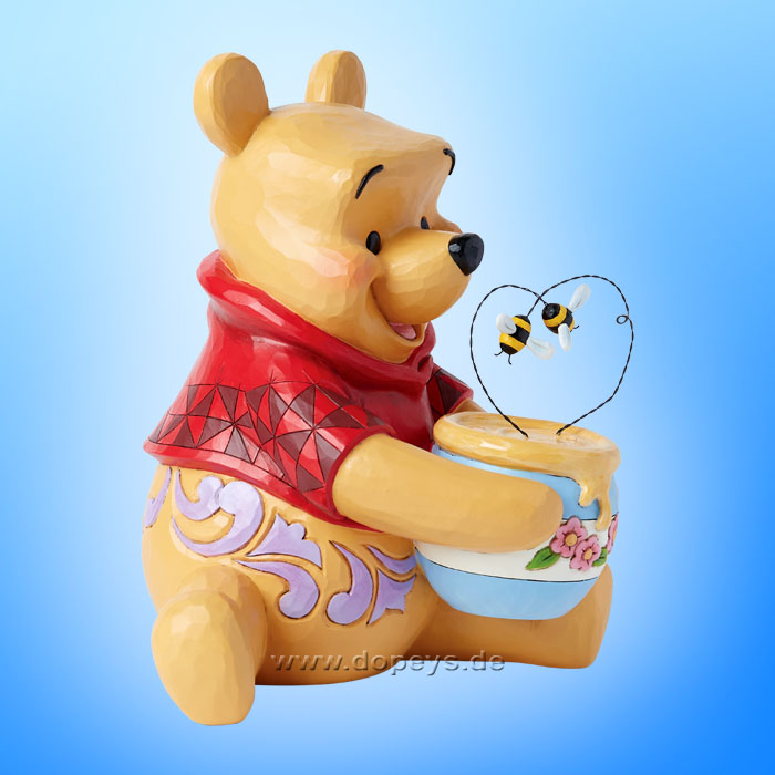 Disney Traditions Figur - Winnie Puuh mit Honigtopf (Bee Sweet), sehr groß von Jim Shore 6014321